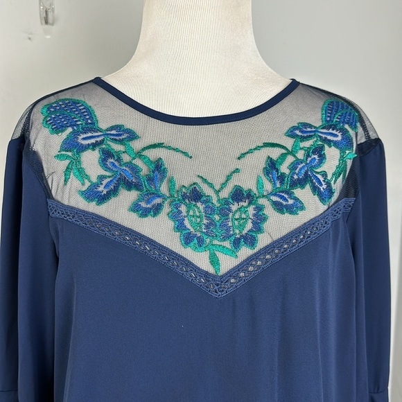 City Studio Womens Bell Sleeve A-line Dress Sz M - Picture 3 of 13